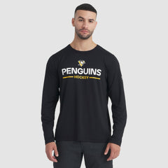 Pittsburgh Penguins Fanatics Authentic Pro Rink Tech Long Sleeve T-Shirt - NHL T-shirts