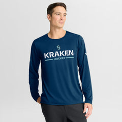 Seattle Kraken Fanatics Authentic Pro Rink Tech Long Sleeve T-Shirt - NHL T-shirts