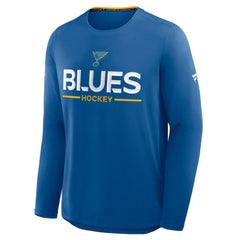 St. Louis Blues Fanatics Authentic Pro Rink Tech Long Sleeve T-Shirt - NHL T-shirts