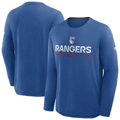 New York Rangers Fanatics Authentic Pro Rink Centennial Tech Long Sleeve T-Shirt - NHL T-shirts
