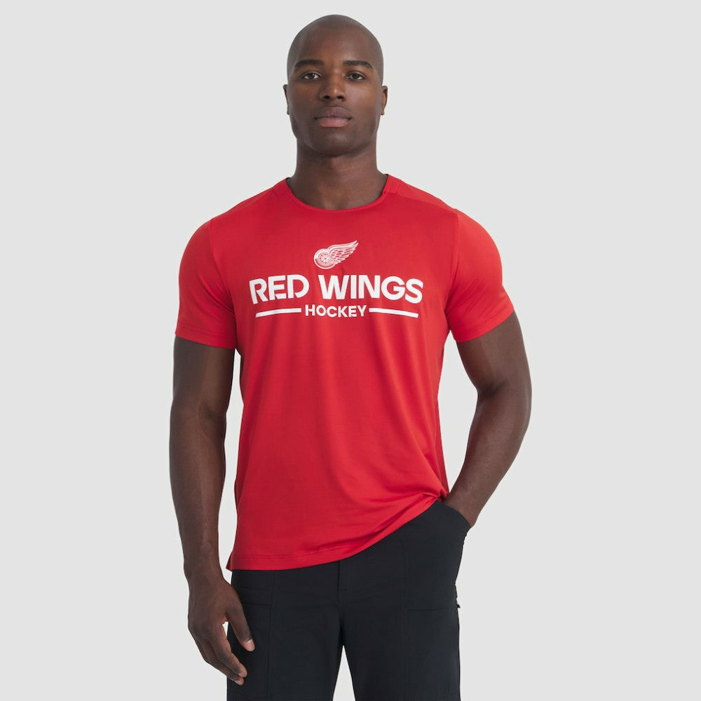 Detroit Red Wings Fanatics Authentic Pro Rink Tech T-Shirt - NHL T-shirts