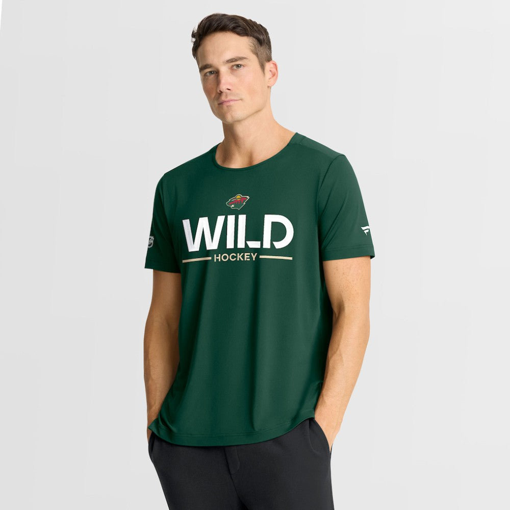 Minnesota Wild Fanatics Authentic Pro Rink Tech T-Shirt - NHL T-shirts