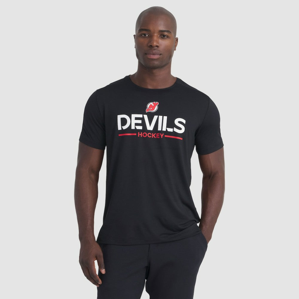 New Jersey Devils Fanatics Authentic Pro Rink Tech T-Shirt - NHL T-shirts