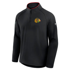 Chicago Blackhawks Fanatics Authentic Pro Rink Training Quarter-Zip Pullover - NHL Pullover