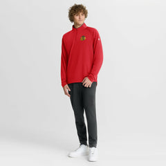 Chicago Blackhawks Fanatics Authentic Pro Rink Training Quarter-Zip Pullover - NHL Pullover