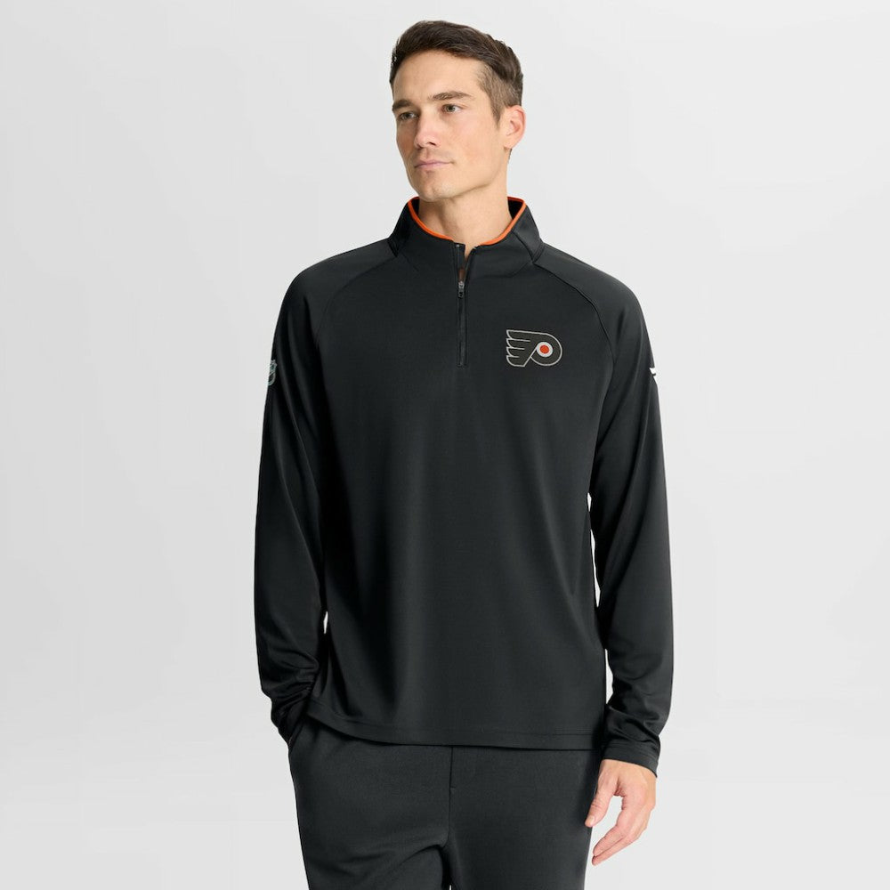 Philadelphia Flyers Fanatics Authentic Pro Rink Training Quarter-Zip Pullover - NHL Pullover