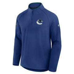 Vancouver Canucks Fanatics Authentic Pro Rink Training Quarter-Zip Pullover - NHL Pullover