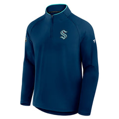 Seattle Kraken Fanatics Authentic Pro Rink Training Quarter-Zip Pullover - NHL Pullover
