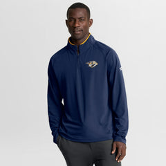 Nashville Predators Fanatics Authentic Pro Rink Training Quarter-Zip Pullover - NHL Pullover