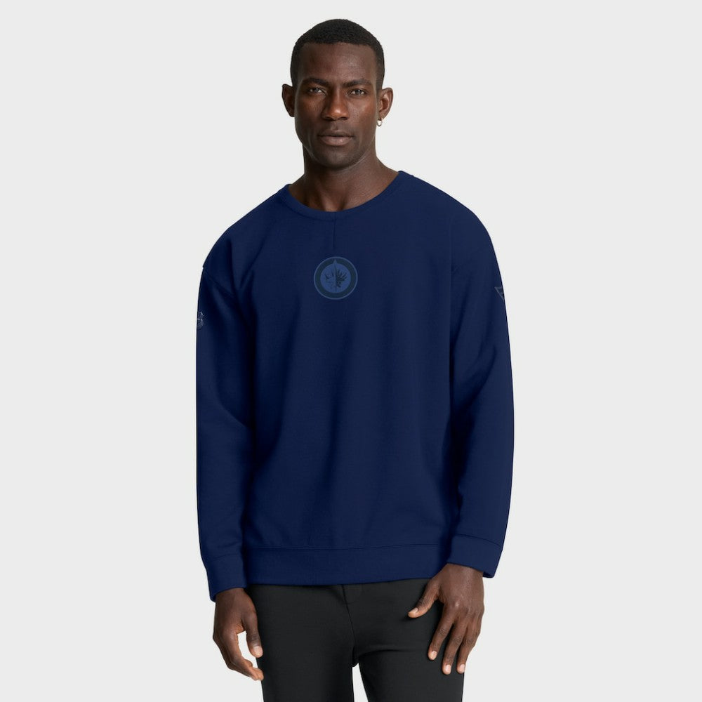 Winnipeg Jets Fanatics Authentic Pro Road Tri-Blend Sweatshirt - NHL Sweatshirts