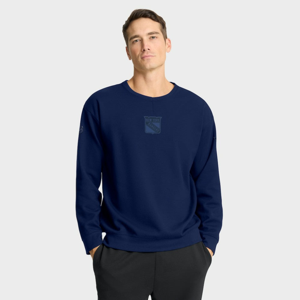 New York Rangers Fanatics Authentic Pro Road Tri-Blend Sweatshirt - NHL Sweatshirts