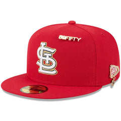 St. Louis Cardinals New Era 2025 59FIFTY Day 59FIFTY Fitted Hat with Pins - MLB Hats