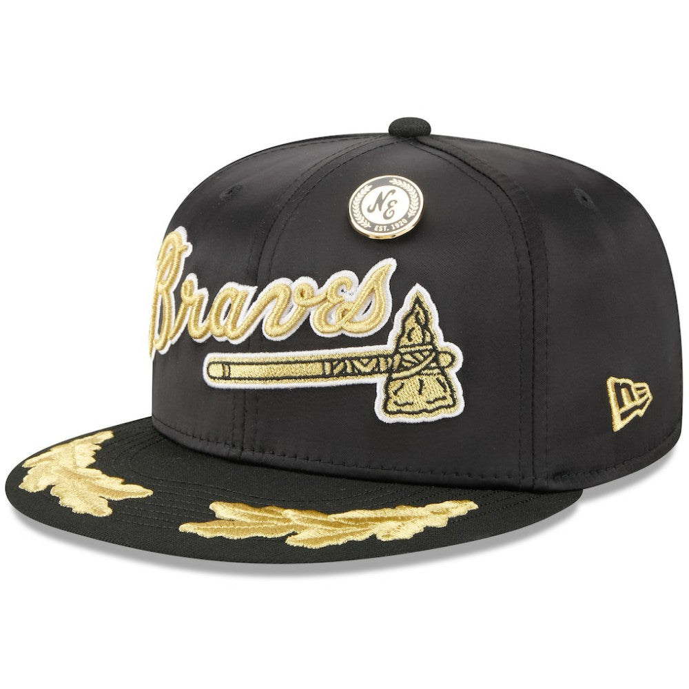 Atlanta Braves New Era 2025 59FIFTY Day Gold Leaf 59FIFTY Fitted Hat - MLB Hats