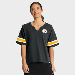 Pittsburgh Steelers Women's Redzone Curl Route T-Shirt | NFL New