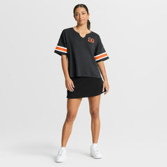 Cincinnati Bengals Women's Redzone Curl Route T-Shirt | NFL Hot