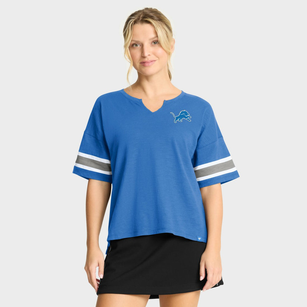Detroit Lions Women's Redzone Curl Route T-Shirt | NFL Online