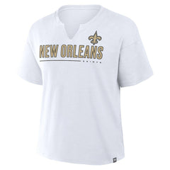 New Orleans Saints Women's Redzone Slub Boxy T-Shirt | NFL US
