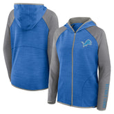Detroit Lions Women's Redzone End Around Pass Raglan Full-Zip Hoodie | NFL Discount