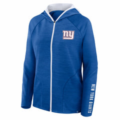 New York Giants Women's Redzone End Around Pass Raglan Full-Zip Hoodie | NFL Discount