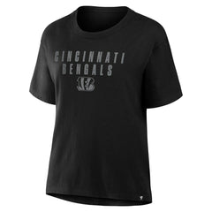 Cincinnati Bengals Women's Blackout Kneel Down Legacy T-Shirt | NFL US