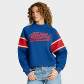 Buffalo Bills Oversized Hometown Toss Sweep Mock Neck Pullover | NFL On sale