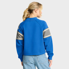 Detroit Lions Oversized Hometown Toss Sweep Mock Neck Pullover | NFL On sale