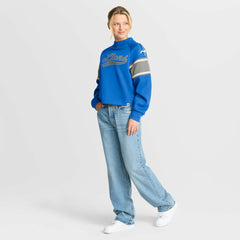 Detroit Lions Oversized Hometown Toss Sweep Mock Neck Pullover | NFL On sale