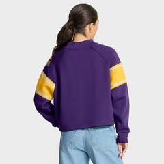 Minnesota Vikings Oversized Hometown Toss Sweep Mock Neck Pullover | NFL Sale