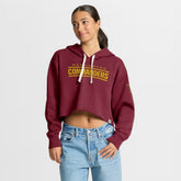 Washington Commanders Women's Oversized Hometown Heritage Cropped Hoodie | NFL US
