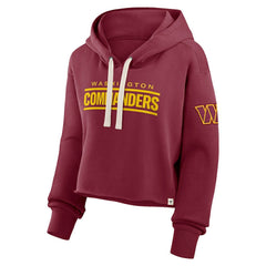 Washington Commanders Women's Oversized Hometown Heritage Cropped Hoodie | NFL US