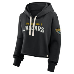 Jacksonville Jaguars Women's Oversized Hometown Heritage Cropped Hoodie | NFL Outlet