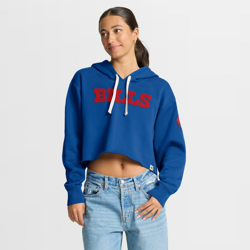 Buffalo Bills Women's Oversized Hometown Heritage Cropped Hoodie | NFL Near me