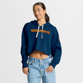 Chicago Bears Women's Oversized Hometown Heritage Cropped Hoodie | NFL Online
