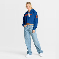 Denver Broncos Women's Oversized Hometown Heritage Cropped Hoodie | NFL US