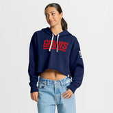 New York Giants Women's Oversized Hometown Heritage Cropped Hoodie | NFL Sale