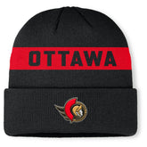 Ottawa Senators Fanatics Authentic Pro Rink Cuffed Knit Hat - NHL Hats