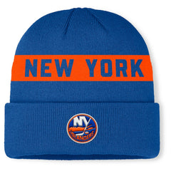 New York Islanders Fanatics Authentic Pro Rink Cuffed Knit Hat - NHL Hats