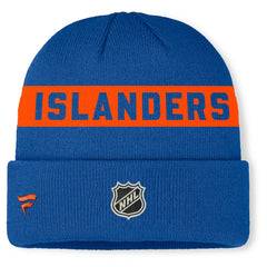New York Islanders Fanatics Authentic Pro Rink Cuffed Knit Hat - NHL Hats