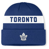 Toronto Maple Leafs Fanatics Authentic Pro Rink Cuffed Knit Hat - NHL Hats