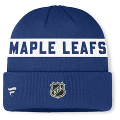 Toronto Maple Leafs Fanatics Authentic Pro Rink Cuffed Knit Hat - NHL Hats