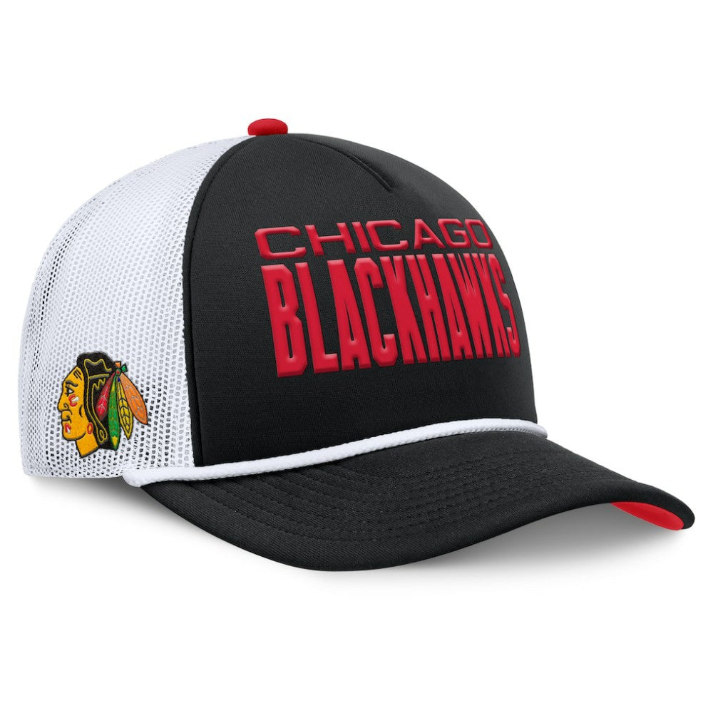 Chicago Blackhawks Fanatics Authentic Pro Rink A-Frame Adjustable Hat - NHL Hats