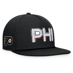Philadelphia Flyers Fanatics Authentic Pro Rink Team Code Snapback Hat - NHL Hats