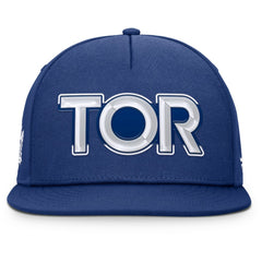 Toronto Maple Leafs Fanatics Authentic Pro Rink Team Code Snapback Hat - NHL Hats