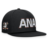 Anaheim Ducks Fanatics Authentic Pro Rink Team Code Snapback Hat - NHL Hats