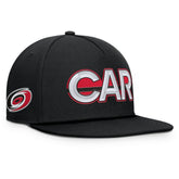 Carolina Hurricanes Fanatics Authentic Pro Rink Team Code Snapback Hat - NHL Hats
