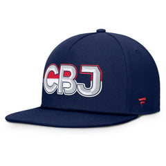 Columbus Blue Jackets Fanatics Authentic Pro Rink Team Code Snapback Hat - NHL Hats