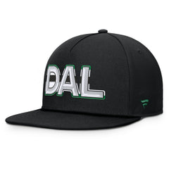 Dallas Stars Fanatics Authentic Pro Rink Team Code Snapback Hat - NHL Hats