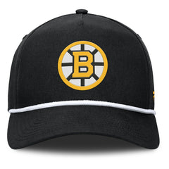 Boston Bruins Fanatics Authentic Pro Rink Roper A-Frame Adjustable Hat - NHL Hats