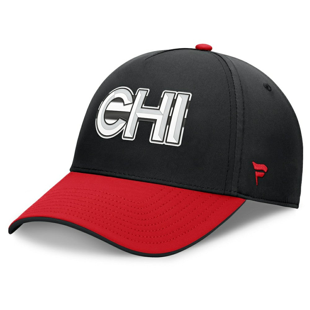 Chicago Blackhawks Fanatics Authentic Pro Rink Team Code Flex Hat - NHL Hats