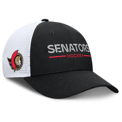 Ottawa Senators Fanatics Authentic Pro Rink Lockup Adjustable Trucker Hat - NHL Hats
